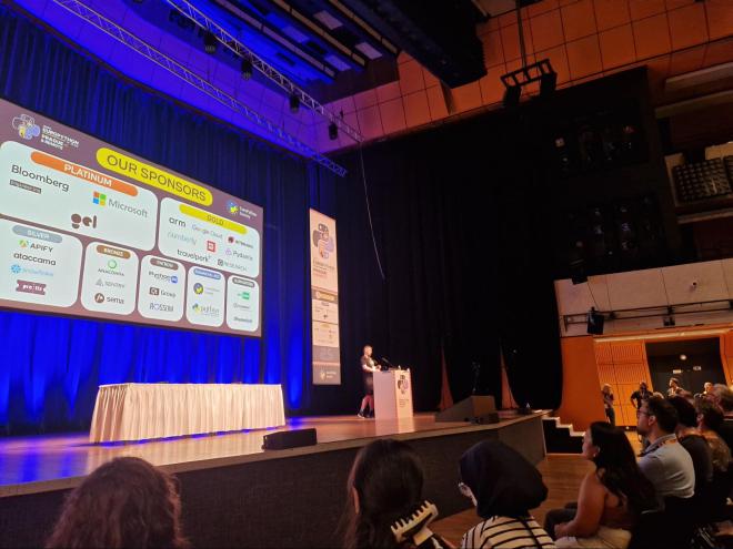 thank you to the sponsors of the conference