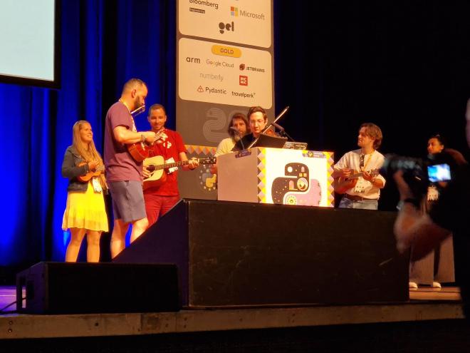 group of musical talents performing on stage